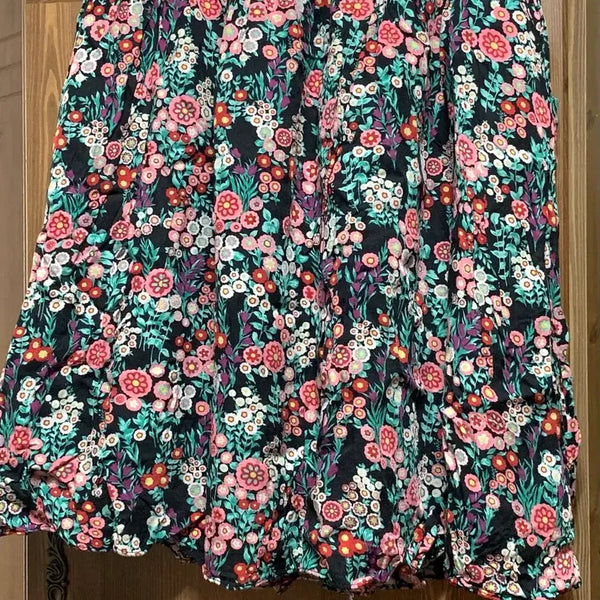 [BUNJANG] Floral Flare Skirt / 잔꽃 플레어 스커트