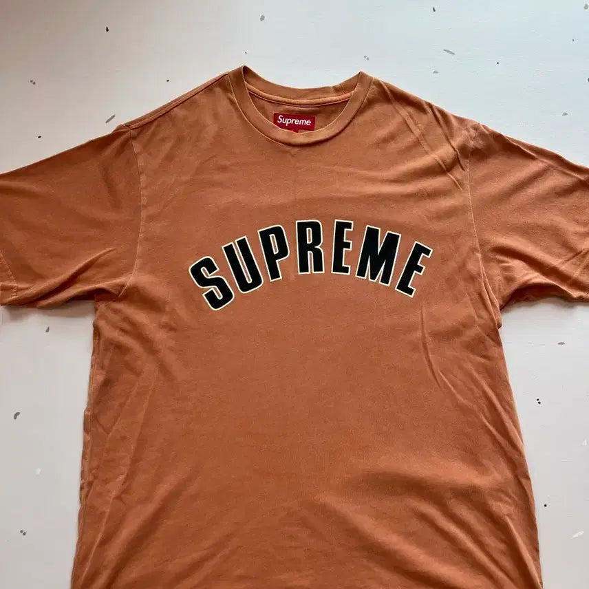 [BUNJANG] Supreme Crack Arc Short Sleeve Orange 24SS / 슈프림 크랙아크 숏슬리브(오렌지)  24ss 저렴하게 판매해요!