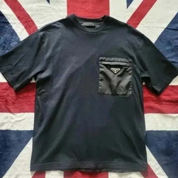 [BUNJANG] Prada Re-Nylon Pocket T-Shirt / 프라다 리나일론 포켓 반팔