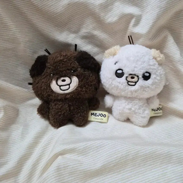 [BUNJANG] Mejoo Ddonggangaji Stuffed Animal Keychain Set / MEJOO 똥강아지 메주 인형 키링