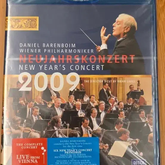 [BUNJANG] Vienna Philharmonic New Year's Concert 2009 Blu-ray (Sealed) / 2009 빈 필하모닉 신년음악회 (Neujahrskonzert 2009) 데카(DECCA) 레이블 블루레이 미개봉(새상품)