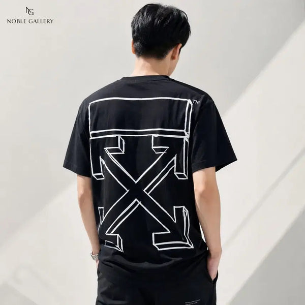[BUNJANG] Off-White Arrow Printing T-shirt Black XS / [정품/당일출고] 오프화이트 애로우 프린팅 반팔 티셔츠 블랙 XS / 90~95