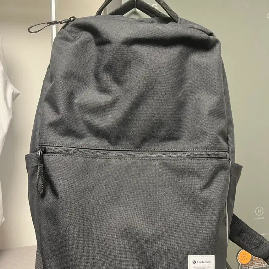 [BUNJANG] Lululemon Double Zip Backpack Tech Canvas Black / 룰루레몬 더블집 백팩 테크캔버스 블랙 컬러