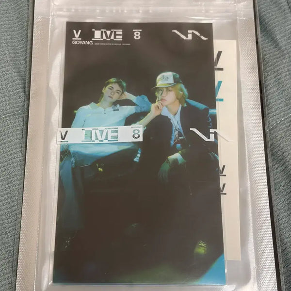[BUNJANG] SEVENTEEN THE8 VERNON V8 Live City Ticket Tattoo Sticker Set / 세븐틴 디에잇 버논 V8 LIVE 시티티켓 타투스티커