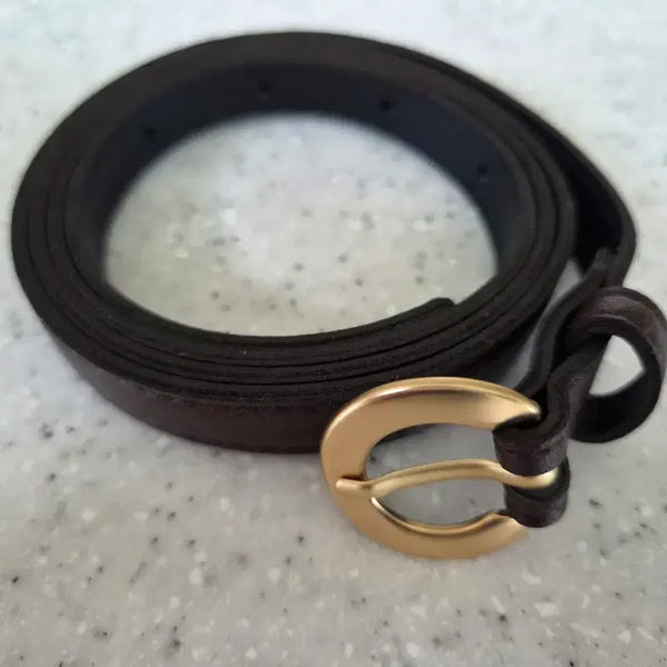 [BUNJANG] KD1 Belt (Brown) / 새상품)케이디원 벨트(브라운)(50%할인)