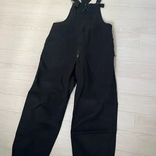 [BUNJANG] PHIGVEL Cotton-Ramie Deck Overalls Black Size 2 / 피그벨 멜빵 바지