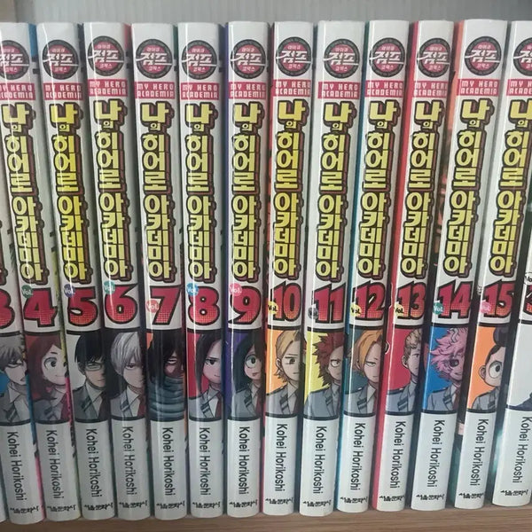 [BUNJANG] My Hero Academia Manga Volumes 1-15, 31 + Team Up Missions Volumes 1-2 / 나의 히어로 아카데미아 만화책 1~15권+31권 +팀업미션 1, 2권
