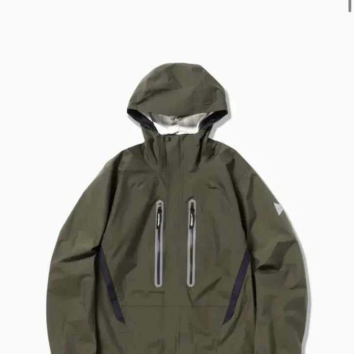 [BUNJANG] and wander 2.5L Hiker Rain Jacket Khaki XL / 앤드원더 2.5L HIKER RAIN JACKET khaki