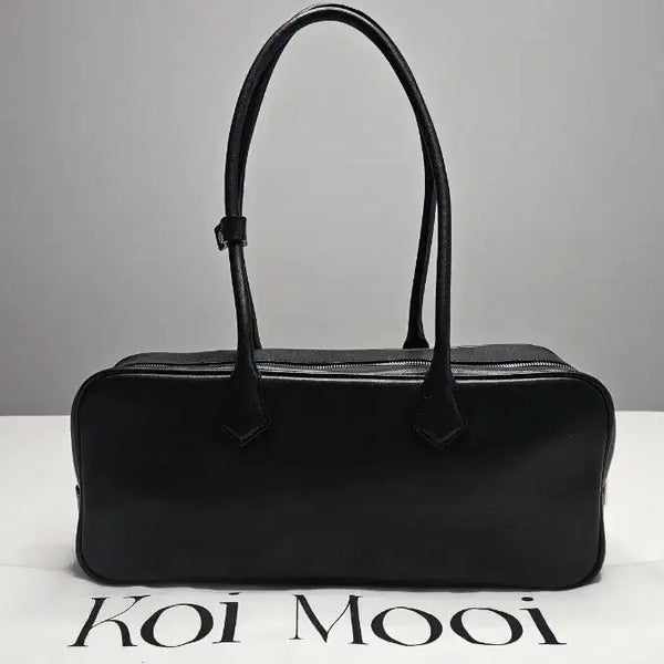 [BUNJANG] Koimooi Urban Shoulder Bag Black Cowhide / 코이무이 어반 숄더백 블랙 소가죽