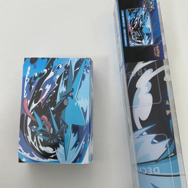 [BUNJANG] Pokemon Card Mega Greninja Playmat + Deck Case Set / 포켓몬 카드 메가개굴닌자 플레이매트 + 덱케이스 세트