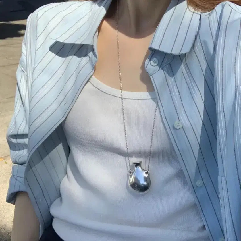 [BUNJANG] Ounce Ron Stripe Shirt / ounce 온스 론 스트라이프 셔츠