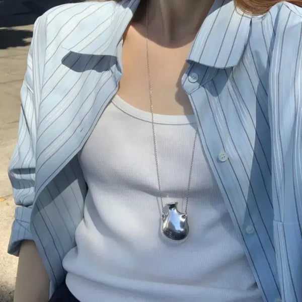[BUNJANG] Ounce Ron Stripe Shirt / ounce 온스 론 스트라이프 셔츠