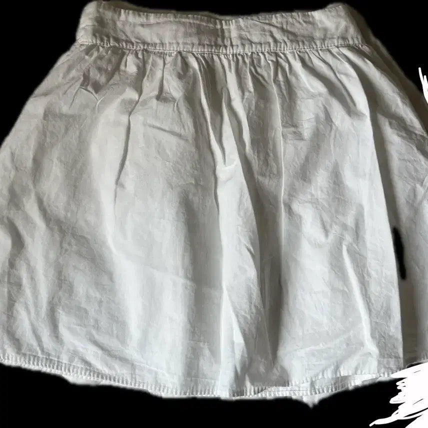 [BUNJANG] White Flare Skirt / 화이트 플레어 스커트