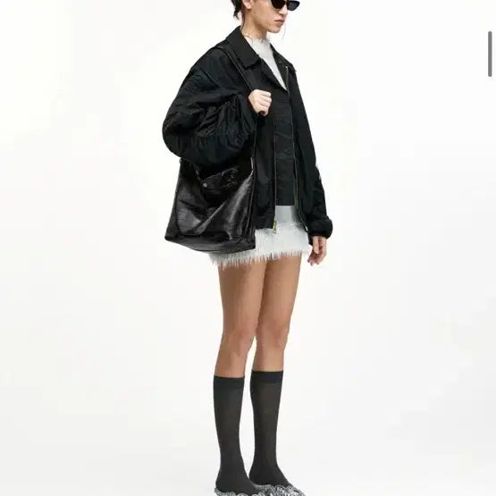 [BUNJANG] Vunque Perfect Button-Up Soft Hobo Small Black / 분크 퍼펙 버튼 업 소프트 호보 스몰 블랙 (가격협의가능)