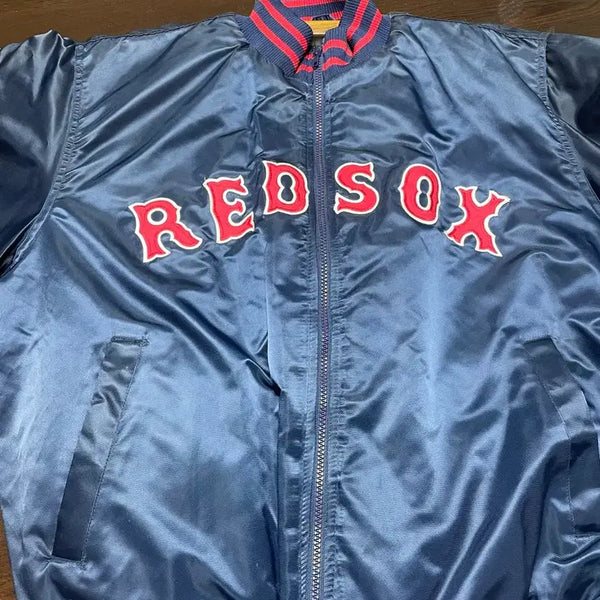 [BUNJANG] Cooperstown Boston Red Sox Navy Baseball Jacket / 쿠퍼스타운 보스턴 레드삭스 점퍼 네이비