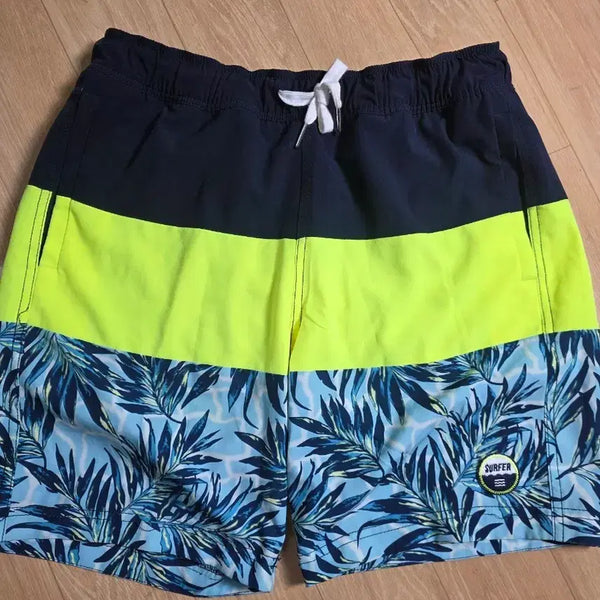 [BUNJANG] Surfer Men's Swim Trunks (Mint/Navy/Blue) / 76.100서퍼 맨즈 수영복 바지 민트/네이비/블루