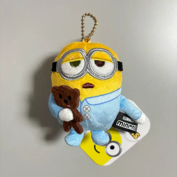 [BUNJANG] Minions Bob Pajamas Mini Keychain Doll Charm / 미니언즈 밥 파자마 미니키체인 인형 키링