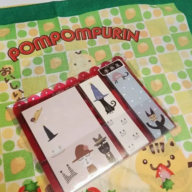 [BUNJANG] Neko Mania Memo Pad Set / Neko Mania fusen 메모지 세트(일본직수입상품)