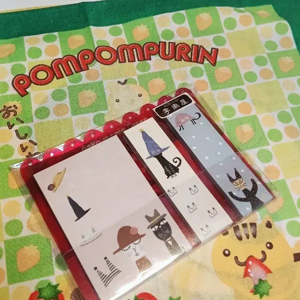 [BUNJANG] Neko Mania Memo Pad Set / Neko Mania fusen 메모지 세트(일본직수입상품)