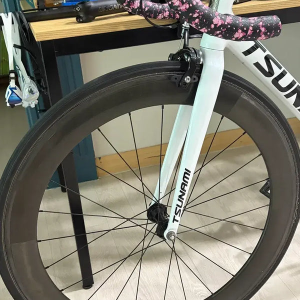[BUNJANG] Unknown 60mm Rim Decal Wheelset Tubular / 언노운 60림 무하자 급처