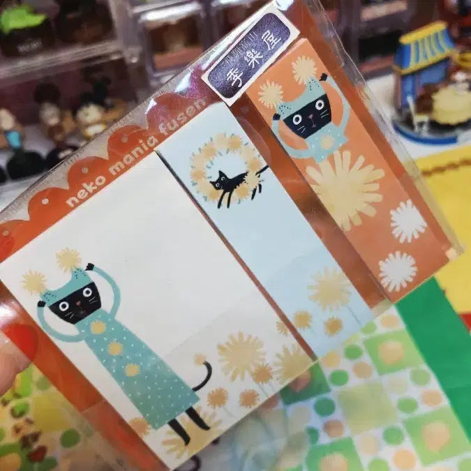 [BUNJANG] Neko Mania Memo Pad Set / Neko Mania fusen 메모지 세트(일본직수입상품)