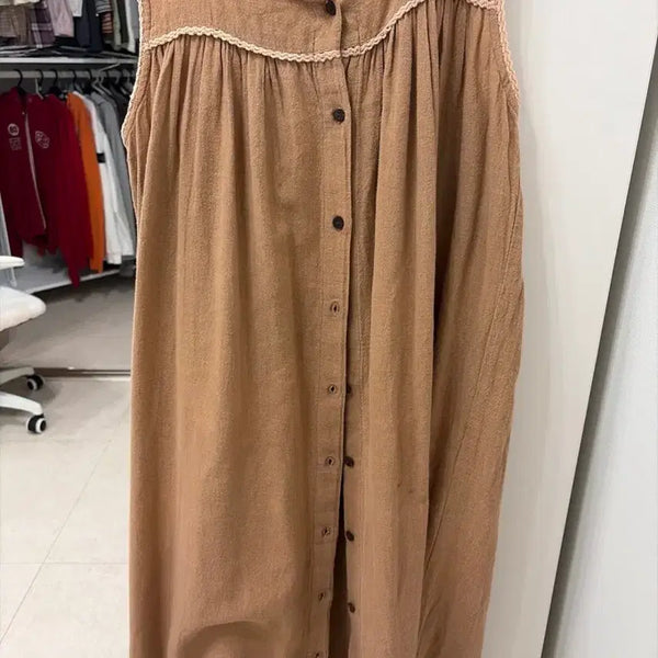 [BUNJANG] Brown Midi Dress / 원피스 브라운