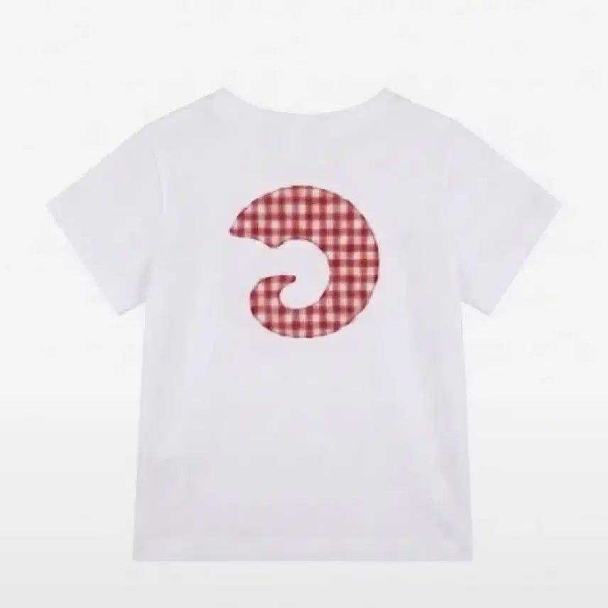 [BUNJANG] Magnesium Carbonate Appliqué T-Shirt (White) / 탄산마그네슘 혼 아플리케 티셔츠 (화이트)