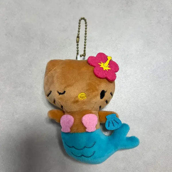 [BUNJANG] Tanning Kitty Mermaid Keychain / 태닝키티 키링 인어공주 새상품
