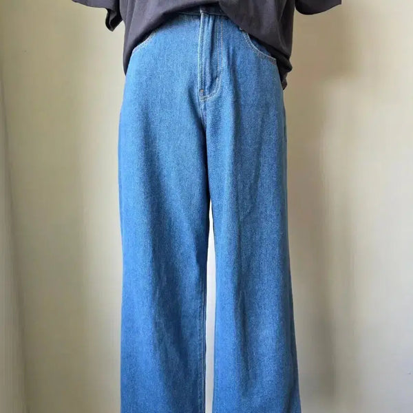 [BUNJANG] BEAMS Denim Wide Pants / BEAMS 빔즈 데님 와이드 팬츠