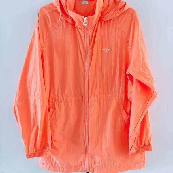 [BUNJANG] Lightweight Coral Windbreaker Jacket (XL, 88-105) / XL 88 105사이즈 코랄색 경량 바람막이