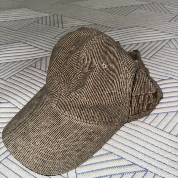 [BUNJANG] Plastic Product Corduroy Cap Beige / 플라스틱프로덕트 코듀로이 캡 모자 베이지