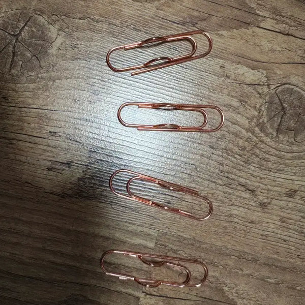 [BUNJANG] Rose Gold Clips (4-Pack) / 로즈골드 클립 4개