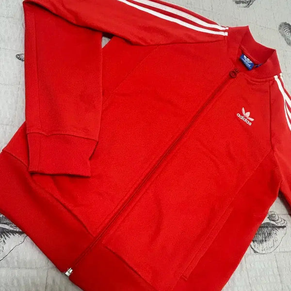 [BUNJANG] Adidas Red Track Jacket / 아디다스 져지 레드
