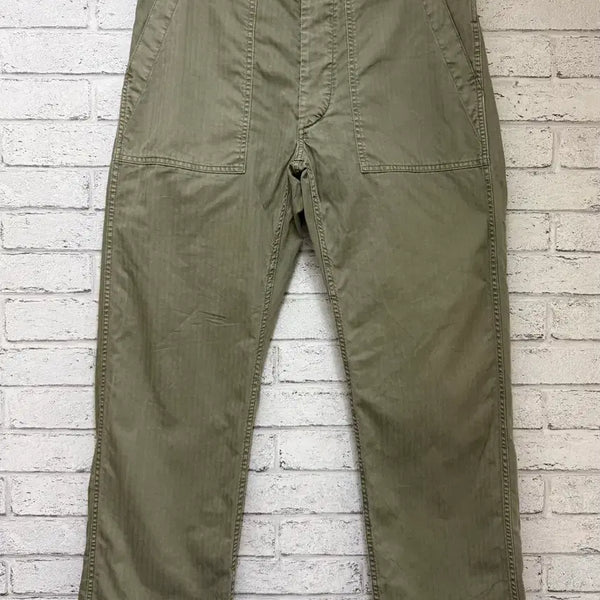 [BUNJANG] RRL Herringbone Fatigue Pants 32x30 / 더블알엘 헤링본 퍼티그 팬츠 32x30