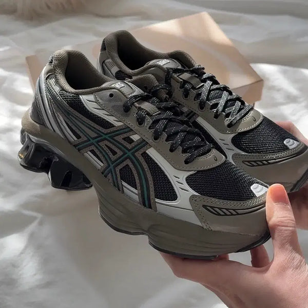 [BUNJANG] ASICS GEL-KINETIC FLUNT Black Dark Tauff 255mm / 아식스 젤 키네틱 플루언트 블랙 다크 토프 255