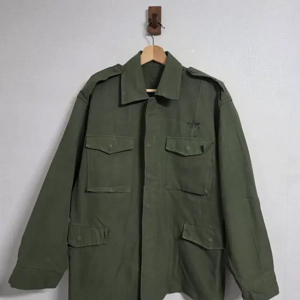 [BUNJANG] 1980s Korean Military Old Pattern Field Jacket / 80년대 국군 구형 민무늬 야상 자켓