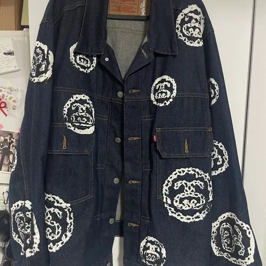 [BUNJANG] Stussy x Denim Tears Type 2 Jacket Raw XL / 스투시 x 데님 티어스 타입 2 자켓 로우 xl