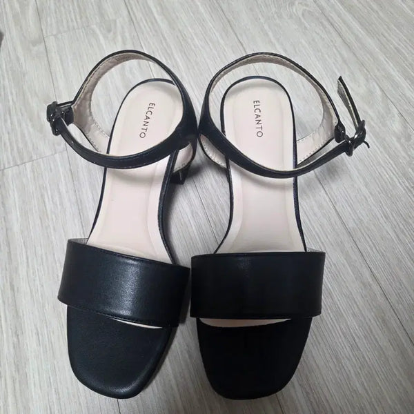[BUNJANG] El Canto Black Strap Sandals / 엘칸토 블랙 스트랩 샌들