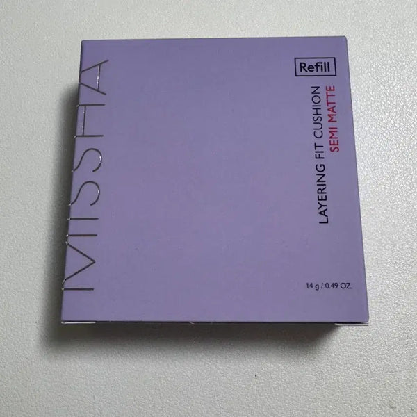 [BUNJANG] Missha Layering Fit Cushion Semi Matte Refill (Ivory, #19) / 미샤 레이어링 핏 쿠션 세미 매트 19호 아이보리 리필