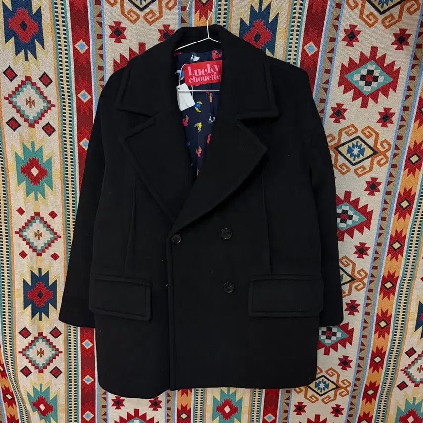 [BUNJANG] Lucky Chouette Women's Wool Cashmere Duffle Coat / 럭키슈에뜨 여성 모직 캐시미어 더플 코트 36