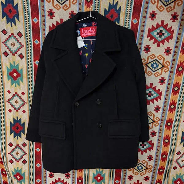 [BUNJANG] Lucky Chouette Women's Wool Cashmere Duffle Coat / 럭키슈에뜨 여성 모직 캐시미어 더플 코트 36