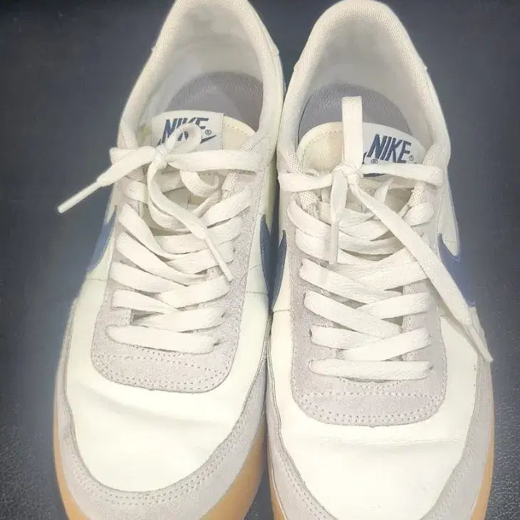 [BUNJANG] Nike Air Max 270 Ivory/Navy Mix Sneakers / 나이키 스니커즈 270mm 아이보리/네이비 믹스