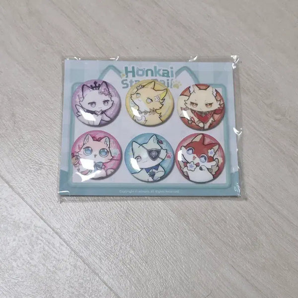 [BUNJANG] Honkai: Star Rail Descendants of the Golden Cat Can Badge (Sealed) / 붕괴 스타레일 황금의 후예 특전 고양이 캔뱃지(미개봉)
