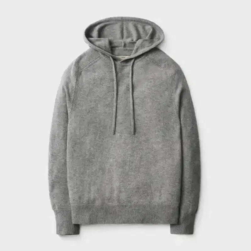 [BUNJANG] Pottery Cashmere Hood Knit Grey Size 2 / 포터리 캐시미어 후드 니트 그레이 2사이즈