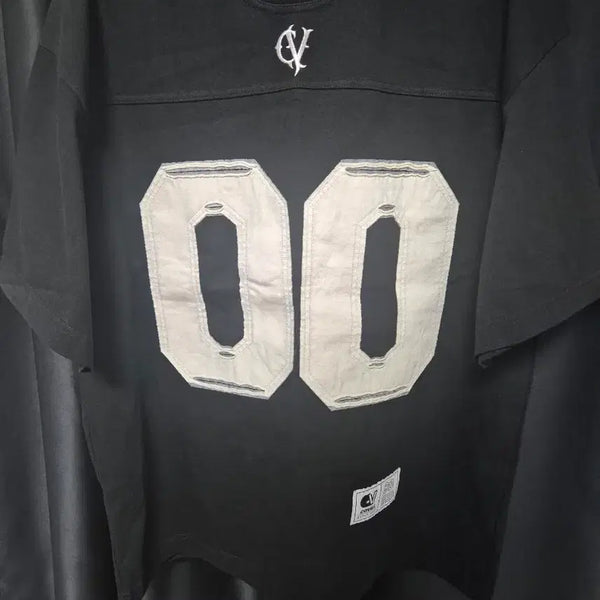 [BUNJANG] Koville Number Short Sleeve T-Shirt Black / 새상품 코빌 넘버 반팔 티셔츠 블랙
