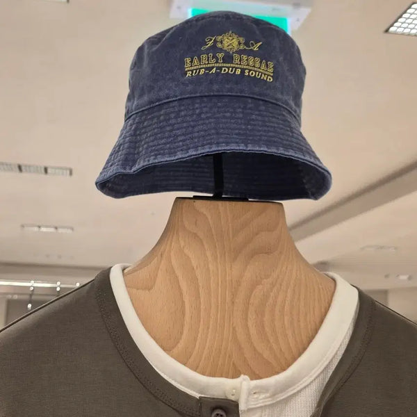 [BUNJANG] Zara Man Contrast Embroidery Washed Bucket Hat / 자라 맨 콘트라스트 자수 워싱 버킷햇 M사이즈