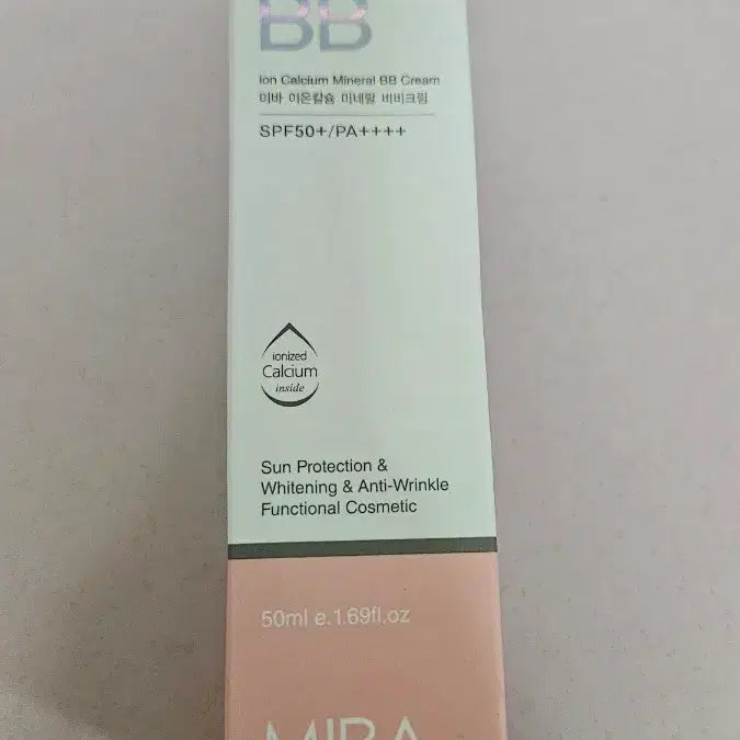 [BUNJANG] Miba Ion Calcium Mineral BB Cream SPF50+ PA+++ 50ml (Sealed) / [미개봉새상품] 미바 이온칼슘 미네랄 비비크림 50ml