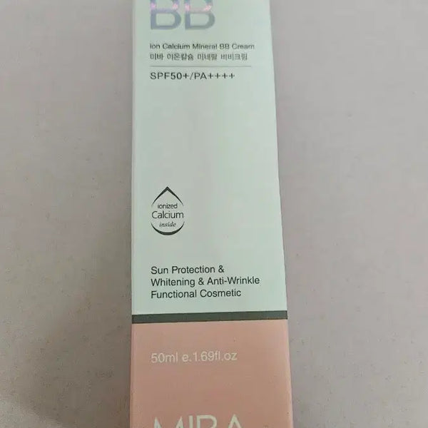 [BUNJANG] Miba Ion Calcium Mineral BB Cream SPF50+ PA+++ 50ml (Sealed) / [미개봉새상품] 미바 이온칼슘 미네랄 비비크림 50ml