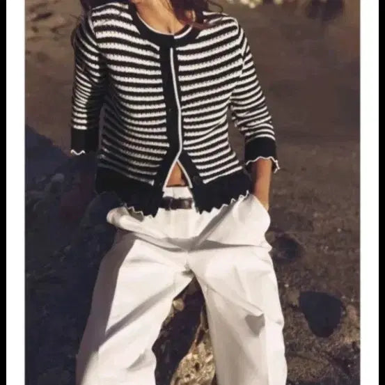 [BUNJANG] Zara Striped Cardigan / (새 상품) 자라 가디건