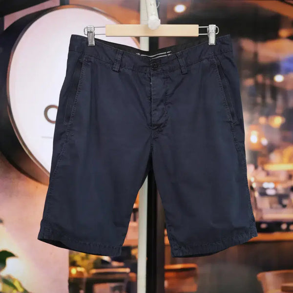 [BUNJANG] Stone Island Navy Cotton Shorts / [매장정품] 스톤아일랜드 네이비 코튼 반바지 30~32